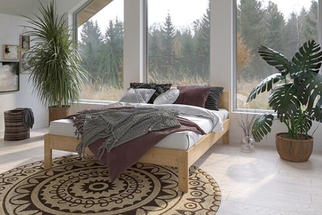 Hüsler Nest Bettgestell Komfort in Massivholz Arve