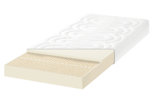 Hüsler Nest Naturlatex-Matratze Deluxe-Honey mit Naturlatex-Topper