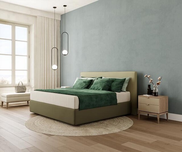 Hüsler Nest Polsterbett DreamSwiss in Boxspringoptik